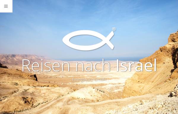 Vorschau von www.reisen-nach-israel.de, Reisen nach Israel, Evangtours GmbH