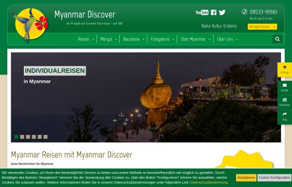 Vorschau von www.myanmar-discover.de, Myanmar-Discover