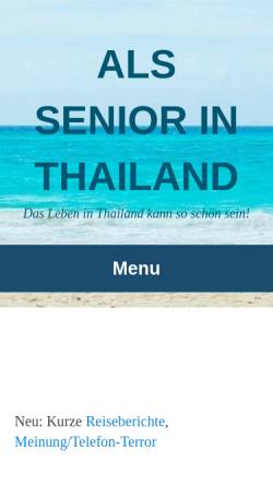 Vorschau der mobilen Webseite www.senior-in-thailand.de, Als Senior in Thailand