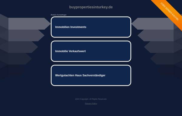 Vorschau von www.buypropertiesinturkey.de, Buy Properties in Turkey