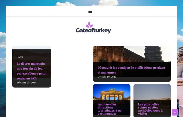 Vorschau von www.gateofturkey.com, Gate of Turkey