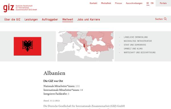 Vorschau von www.giz.de, Deutsche Gesellschaft für Internationale Zusammenarbeit