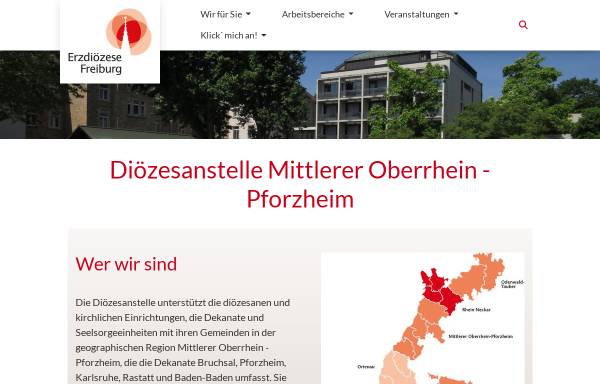 Vorschau von www.dst-mopf.de, Diözesanstelle Mittlerer Oberrhein-Pforzheim