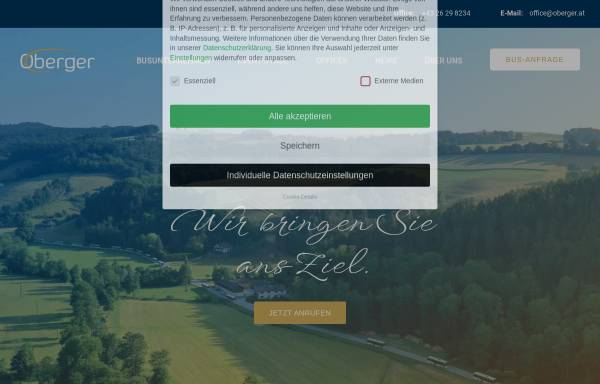 Vorschau von oberger.at, Oberger - Schlattentalhof Gastronomie und Reiseservice