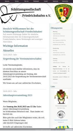 Vorschau der mobilen Webseite www.sges-friedrichshafen.de, Schützengesellschaft Friedrichshafen e.V.
