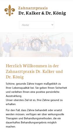Vorschau der mobilen Webseite www.bodensee-zahnarzt.de, Zahnärztliche Gemeinschaftspraxis