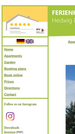 Vorschau der mobilen Webseite www.ferienhaus-behler.de, Ferienhaus Behler