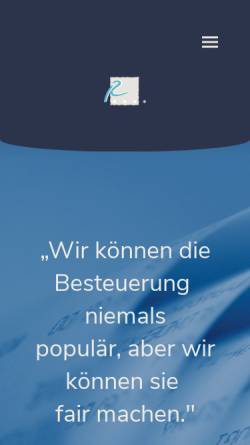 Vorschau der mobilen Webseite www.steuerberatung-roll.de, Steuerberatung Roll