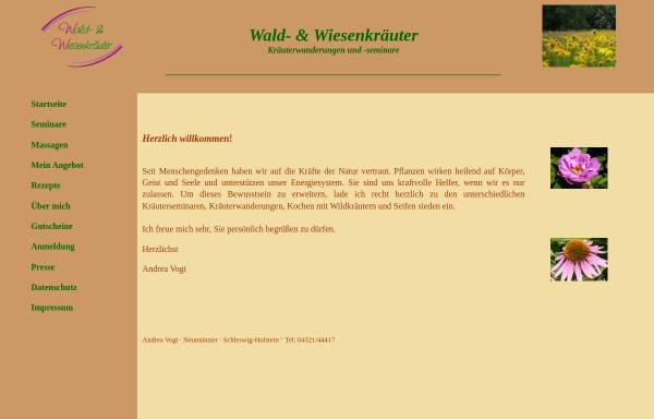 Vorschau von www.waldundwiesenkraeuter.de, Wald- und Wiesenkräuter
