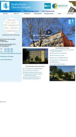 Vorschau der mobilen Webseite www.rso-esslingen.de, Realschule Oberesslingen