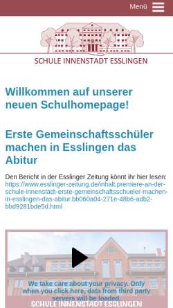 Vorschau der mobilen Webseite www.gemeinschaftsschule-am-schillerpark.de, Gemeinschaftschule am Schillerpark