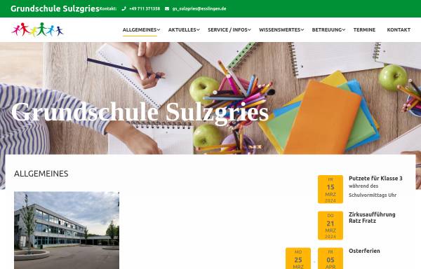 Vorschau von www.gs-sulzgries.de, Grundschule Sulzgries