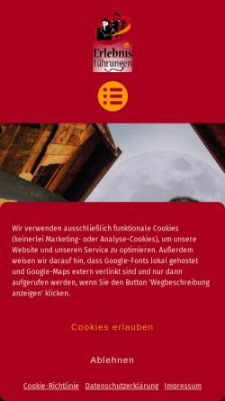Vorschau der mobilen Webseite www.esslinger-erlebnisfuehrungen.de, Kultur Konsulting