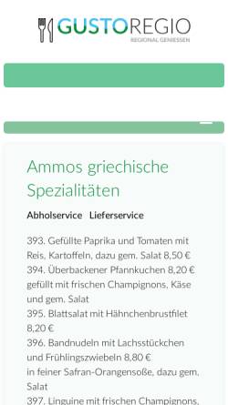 Vorschau der mobilen Webseite www.mittagstische-kirchheim.de, Mittagstische in Kirchheim unter Teck