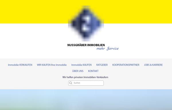 Vorschau von nussgraeber.de, Nussgräber Immobilien und Grundstücksentwicklungs GmbH