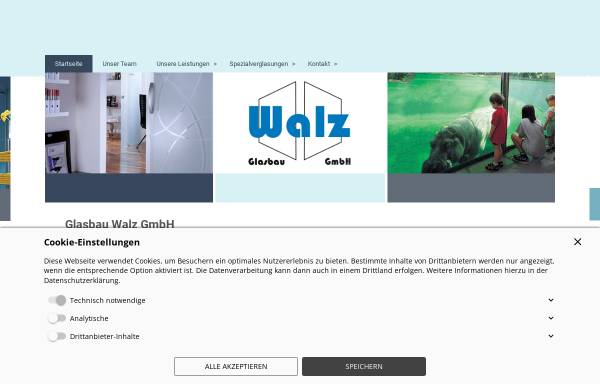 Vorschau von www.walz-glasbau.de, Glasbau Walz GmbH
