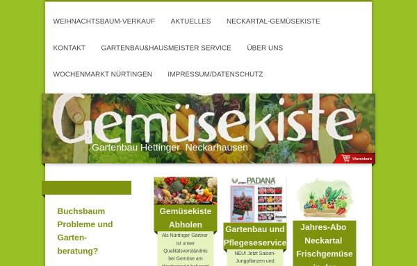 Vorschau von www.neckartal-gemuese.de, Gartenbau Thomas Hettinger - Gartenbaumschule Neckarhausen