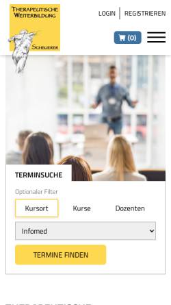 Vorschau der mobilen Webseite dfo-zentrum.de, DFO - Deutsches Fortbildungsinstitut für Osteopathie