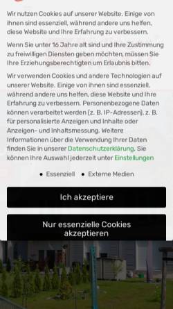 Vorschau der mobilen Webseite ruedinger-wieku.de, Rüdinger-WIEKU GmbH