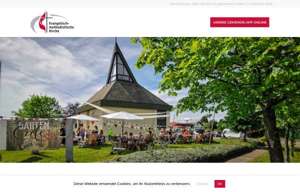 Vorschau von www.emk-wuestenrot-neuhuetten.de, Evangelisch-methodistische Kirche - Bezirk Wuestenrot-Neuhütten