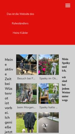 Vorschau der mobilen Webseite www.h-kuebler.de, Heinz Kübler