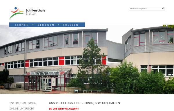 Vorschau von www.schillerschule-bretten.de, Schillerschule Bretten