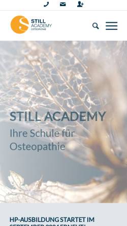 Vorschau der mobilen Webseite www.still-academy.de, Still Academy