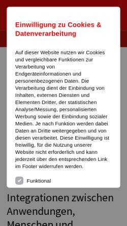 Vorschau der mobilen Webseite www.seeburger.de, Seeburger - Business Integration