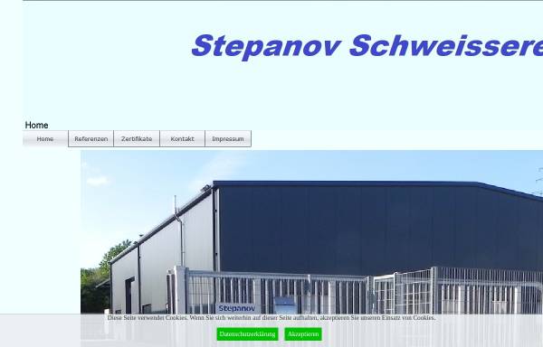 Vorschau von www.stepanov-schweisserei.de, Schweisserei Stepanov