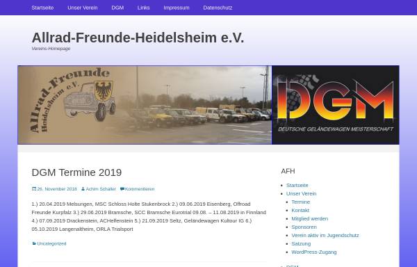 Vorschau von www.allrad-freunde-heidelsheim.de, Allrad-Freunde-Heidelsheim e. V.