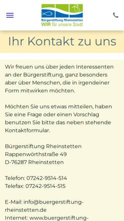 Die Bürgerstiftung Rheinstetten