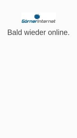 Vorschau der mobilen Webseite www.goerner.de, Görnet Internet Suchmaschinenoptimierung
