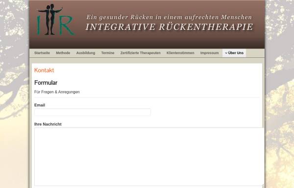 Vorschau von www.integrative-rueckentherapie.de, Integrative Rückentherapie
