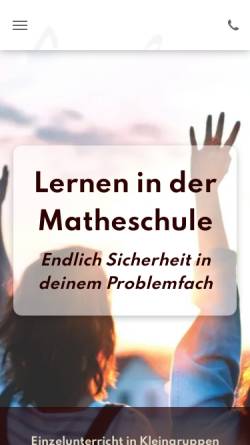 Vorschau der mobilen Webseite www.matheschule.net, Matheschule Konstanz