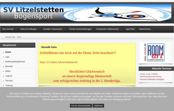 Vorschau von www.svl-bogensport.de, SV Litzelstetten e.V., Abteilung Bogensport