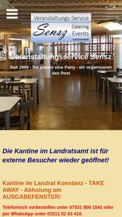 Vorschau der mobilen Webseite www.friedinger-schloessle.de, Friedinger Schlössl