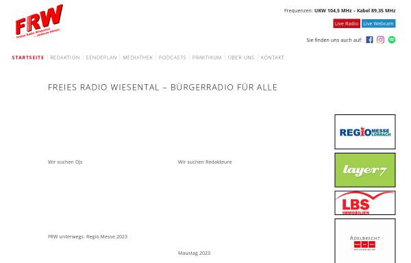 Vorschau von freies-radio-wiesental.de, Freies Radio Wiesental