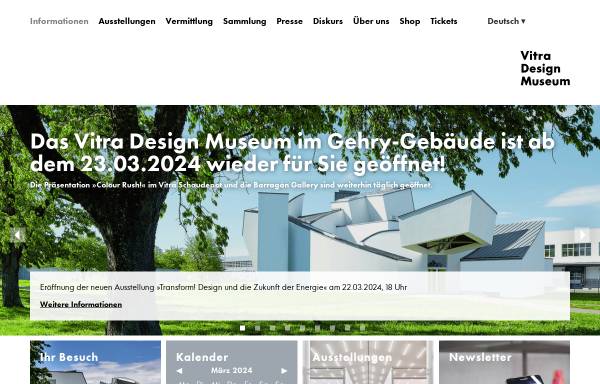 Vorschau von www.design-museum.de, Weil am Rhein, Vitra Design Museum