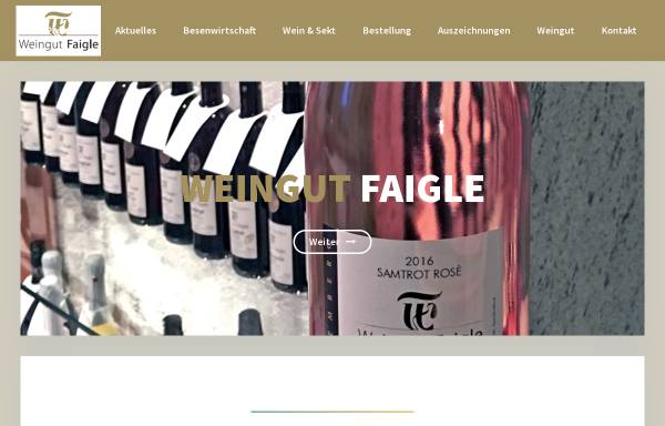 Vorschau von www.weingut-faigle.de, Weingut Faigle