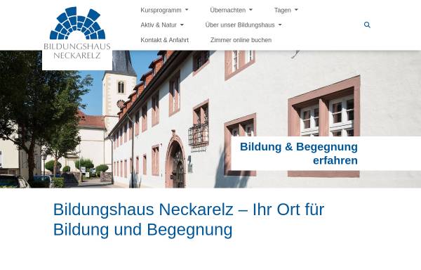 Vorschau von www.bildungshaus-neckarelz.de, Bildungshaus Neckarelz