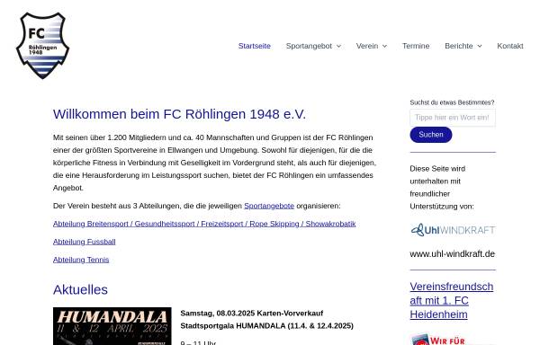 Vorschau von fc-roehlingen.de, FC Röhlingen 1948 e.V.