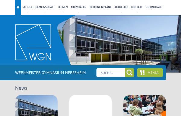 Vorschau von www.werkmeister-gymnasium.de, Gymnasium Werkmeister