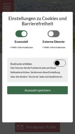 Vorschau der mobilen Webseite www.ottersweier.de, Ottersweier