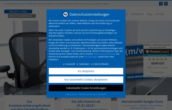 Vorschau von mackh-lang-rechtsanwaelte.de, Mackh | Lang Rechtsanwälte Partnerschaft mbB