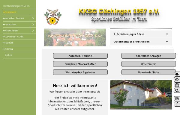 Vorschau von www.kksg-gaechingen.de, Kleinkaliber-Schützengilde Gächingen 1957 e.V.
