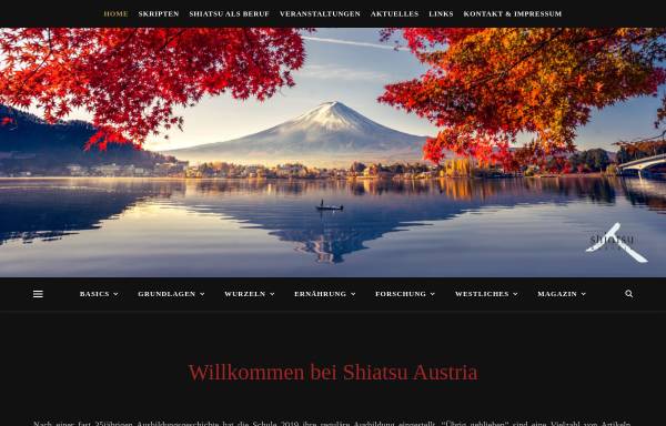 Shiatsu Ausbildungen Austria - Dr. Eduard Tripp
