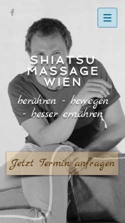 Vorschau der mobilen Webseite www.shiatsu-massage.wien, Shiatsu School of Attunement