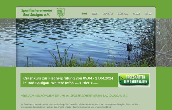 Vorschau von www.sfv-badsaulgau.de, Sportfischereiverein Bad Saulgau