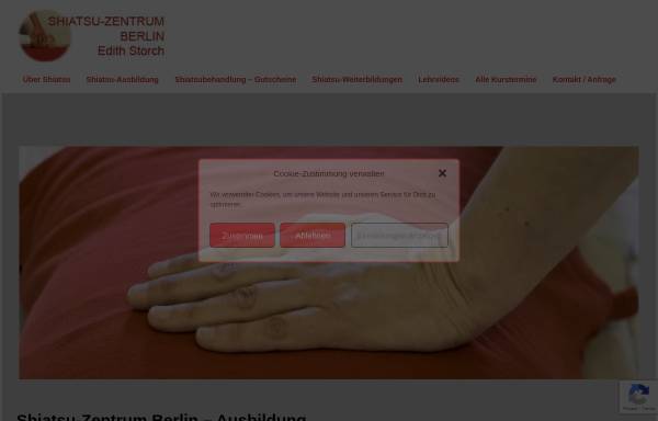 Vorschau von www.shiatsu-zentrum.de, Shiatsu-Zentrum Edith Storch