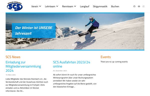 Vorschau von www.sc-steinlach.de, Skiclub Steinlach e.V.